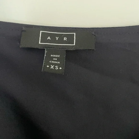 AYR The Daze Button-Down Midi Dress, Navy, XS - Picture 8 of 8